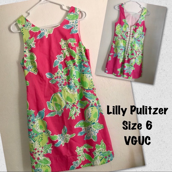 Lilly Pulitzer Dresses & Skirts - Lilly Pulitzer Pink Lemonade Delia Shift